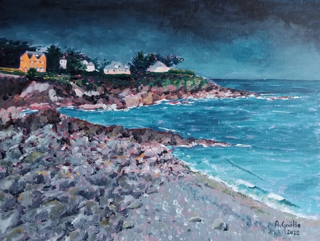 La maison jaune à Saint-Quay-Portrieux