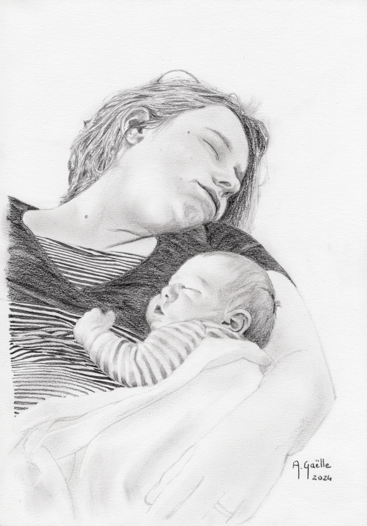 Dans mes bras à la maternité